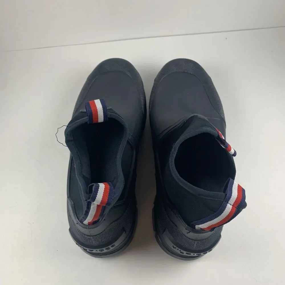 Tommy Hilfiger Candid Rain Boots Womens Size 11 Navy Casual Pull-On Ankle Boots‎